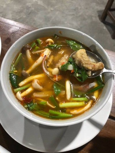 ต้มโคล้งปลาช่อนทอด