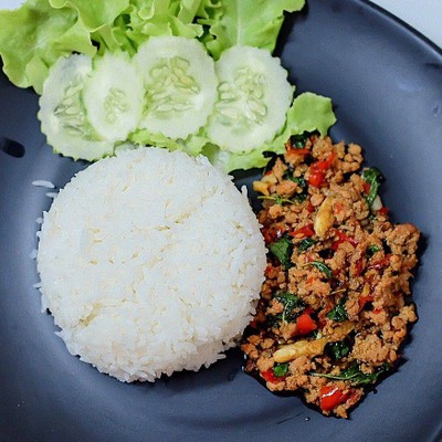 ข้าวกะเพราหมู