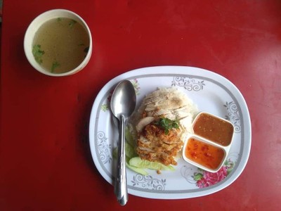 ข้าวมันไก่ผสม