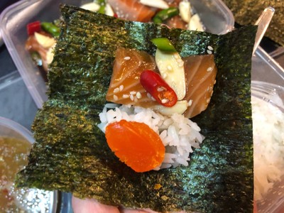 แซลมอนดองซีอิ๊ว