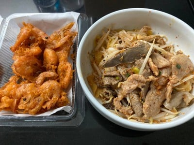 เมนูของร้าน เจริญพุงโภชนา ถนนจันทน์