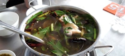 ต้มแซบปลากะพง