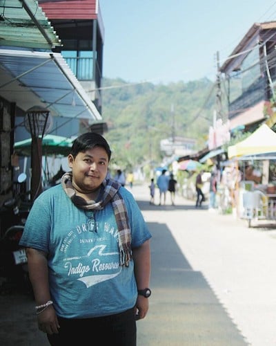 เวลาใกล้ๆเที่ยง ถนนคนเดินเริ่มโล่ง 