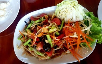 ส้มตำปูปลาร้า