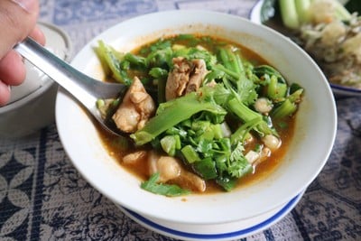 เมนูของร้าน ก๋องคำ อาหารพื้นเมืองแม่ริม