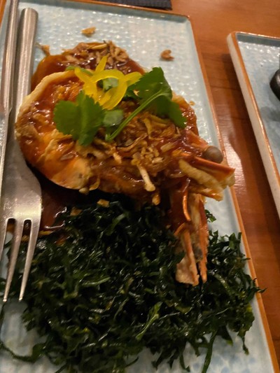 กุ้งซอสมะขาม
