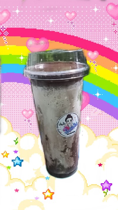 นมเหนียว คาปูชิโน่