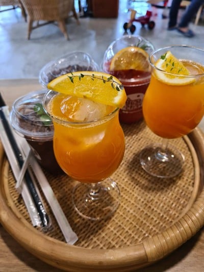 เมนูของร้าน บ้านสวนก๋งคาเฟ่