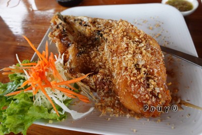 ปลากระพงทอดกระเ