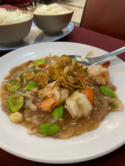 สะตอผัดกุ้งกะปิ