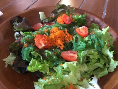 สลัดสาหร่ายไข่กุ้ง