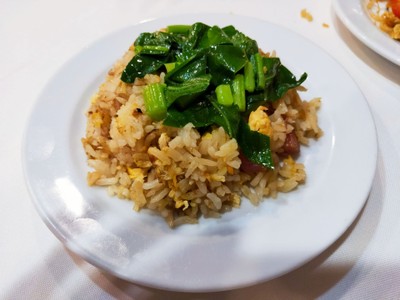 ข้าวผัดกุนเชียงปลาเค็ม