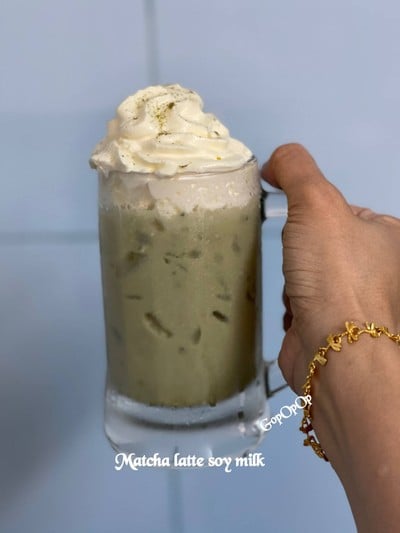 วิธีทำ Matcha Latte Soy Milk