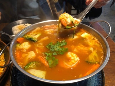 แกงส้มผักรวมกุ้ง