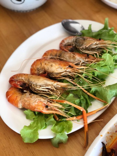 กุ้งเผา