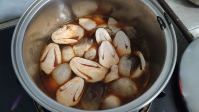 วิธีทำ ซุปโคชูจังเห็ดฟาง (วีแกน)