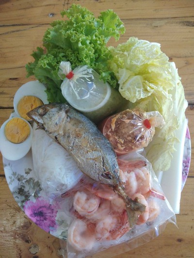เมี่ยงปลาทู...กุ้ง..ปูอัด