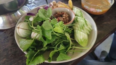 น้ำพริกแมงดาผักเหนาะ
