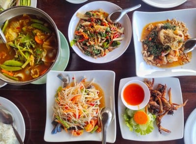 เมนูของร้าน บ้านคุ้งน้ำ