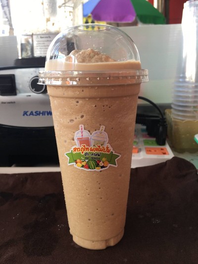 มะพร้าวปั่น+กาแฟ