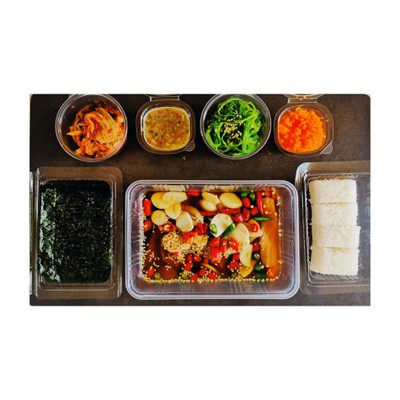 แซลมอนสดดองไฟ