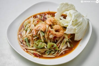 เมนูของร้าน ส้มตำฟรุ้งฟริ้ง ซ.30กันยา (เปิด 24 ชั่วโมง)