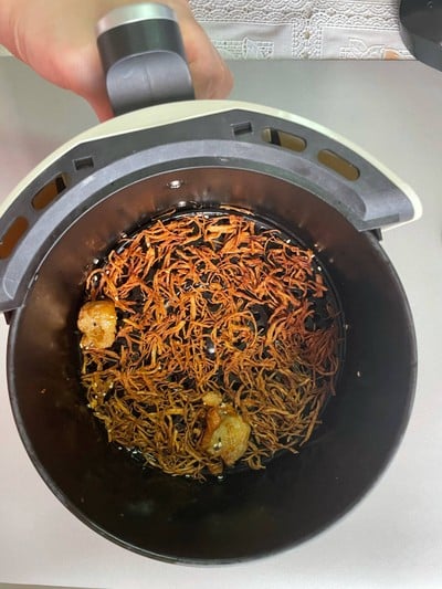 วิธีทำ ไก่ฝอย(เค็ม หรือ หวาน)กรอบคีโต with Air Fryer