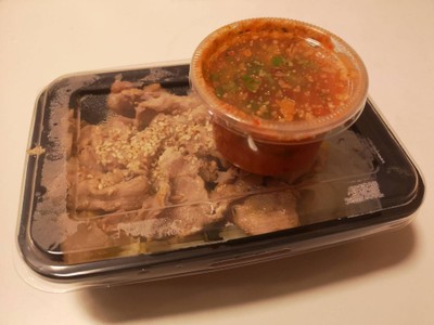 หมูกระทะผัดเนยกลาง