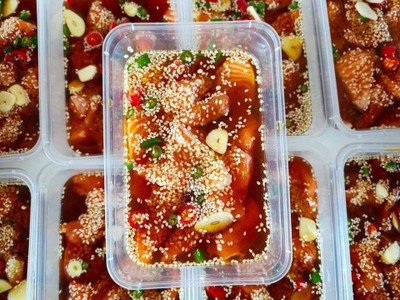 แซลมอนดองน้ำปลา