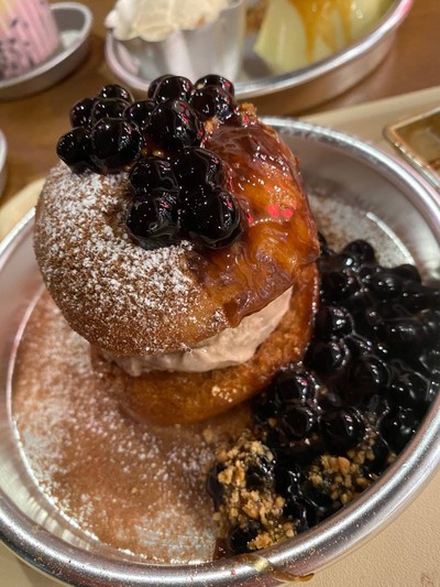 หมั่นโถวทอดไข่มุก