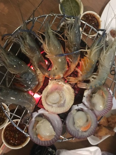 กุ้งใหญ่เผา