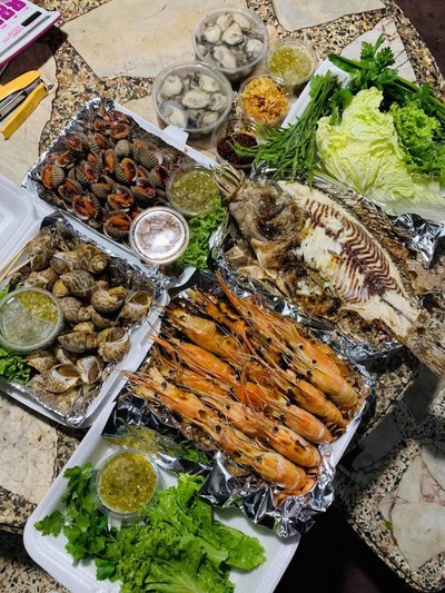 กุ้งเผา