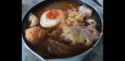 วุ้นเส้นต้มยำน้ำพริกเผา