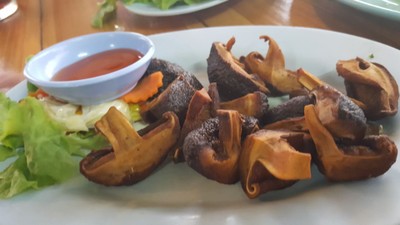 เห็ดหอมทอดซีอิ้ว