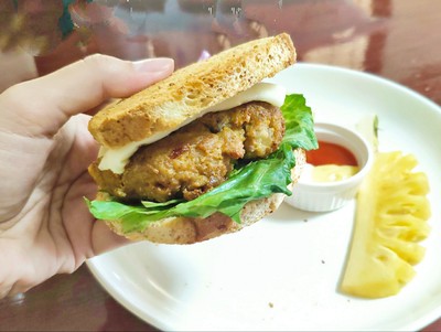 วิธีทำ แซนเกอร์หมู Sanger Pork Burger