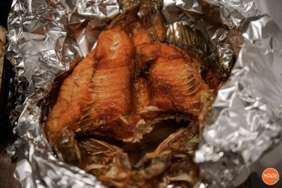 ปลากระพงทอดน้ำปลา