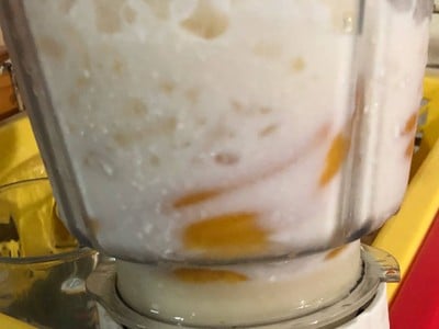 วิธีทำ ขนุนนมสดสมูทตี้