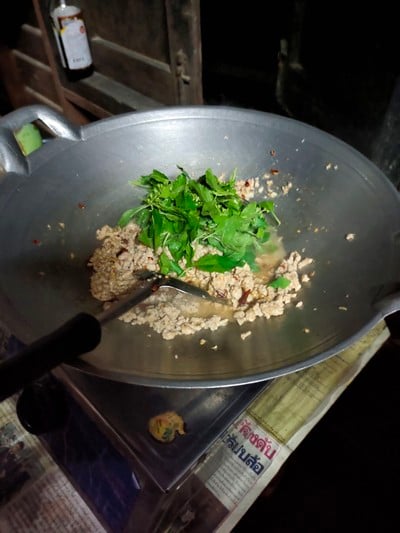 วิธีทำ กระเพราหมูสับ