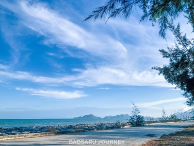 ถนนริมหาด สามารถวิ่ง เดิน ปั่นจักรยาน เลียบทะลไปตลอดเส้นทาง