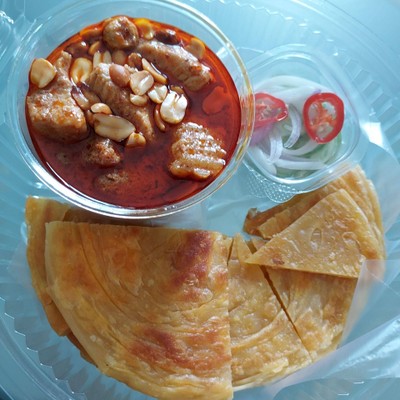 โรตีมัสมั่นไก่