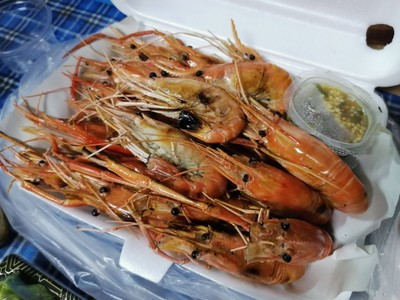 กุ้งเผา
