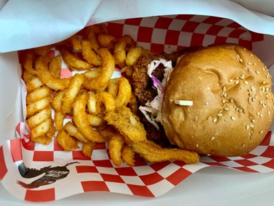 Fowlmouth Hot Chicken Burger