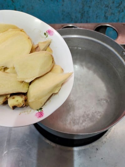 วิธีทำ น้ำขิงเพื่อสุขภาพ