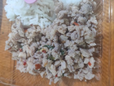 ข้าวกะเพราหมูสับ