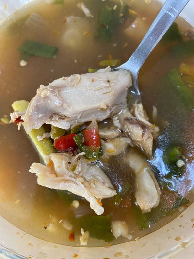 ต้มโย้งมานัวกัญ (เนื้อไก่ย่าง)