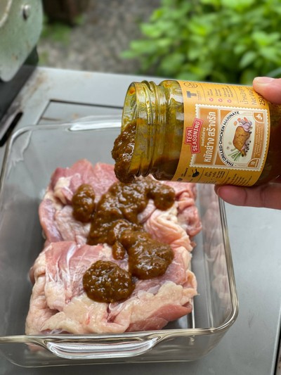 วิธีทำ ไก่ย่าง หม้อทอดไร้น้ำมัน