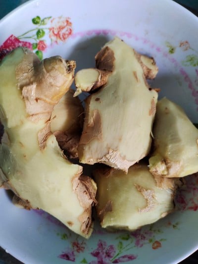 วิธีทำ น้ำขิงหัวปลี วิธีทำ น้ำขิงหัวปลี