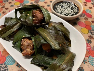 วิธีทำ ไก่ห่อใบเตย (หม้อทอดไร้น้ำมัน) วิธีทำ ไก่ห่อใบเตย (หม้อทอดไร้น้ำมัน)