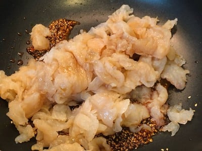 วิธีทำ แมงกระพรุนผัดน้ำมันงา