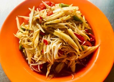 เมนูของร้าน ร้านส้มตำปริญญา  ขอนแก่น